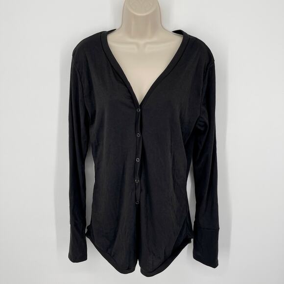 Roma Confidential Women's NEW Bodysuit w/ Snap Closure *FLAW* Size 3XL/4XL Black - Picture 1 of 9